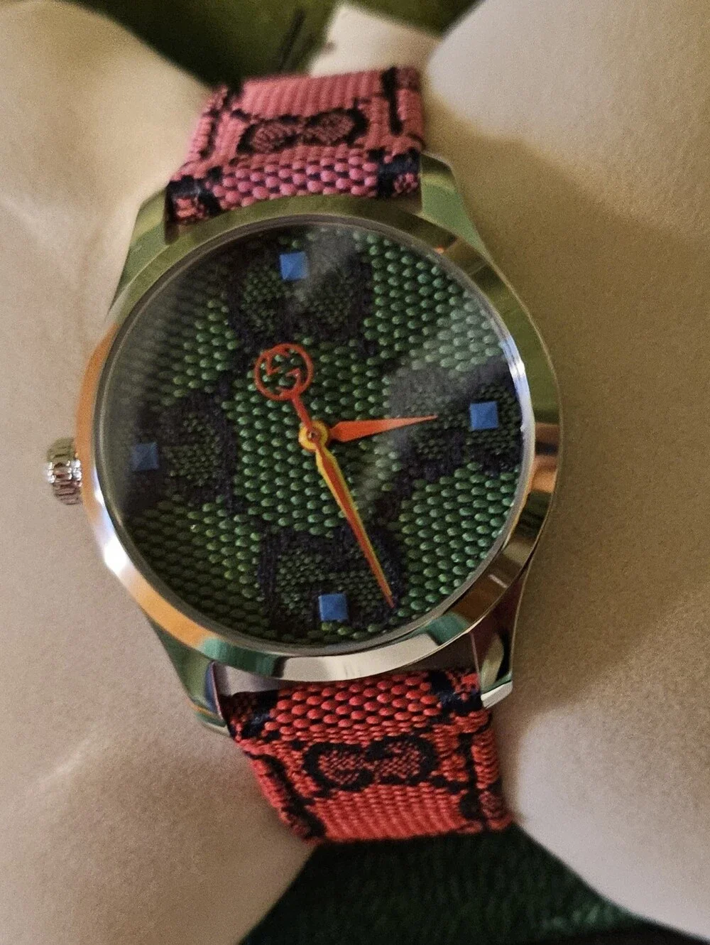 Gucci Multicolor Watch. Never Worn. It Is AUTHENTIC